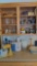 Contents of kitchen cupboards on stove side