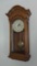Howard Miller Oak Wall Clock with wind key