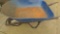 Blue Wheelbarrow Wood handles