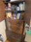 Cabinet and loads of office contents - file cabinet