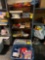 shelf w childrens games and toys