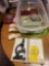 Student microscope w slides, and early Science Program books
