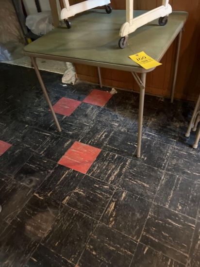Card table and 6 chairs