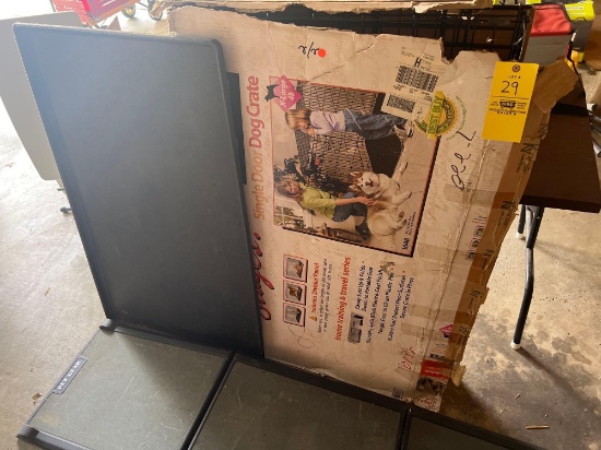 Dog cage and ramp