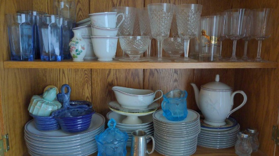 Contents (only) of Kitchen hutch