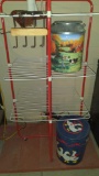 Metal Wire rack and tins