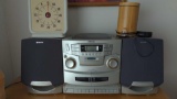 Sony CFD-ZW755 CD Radio Cassette System & wood cabinet