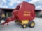 New holland 654 round baler, net wrap, monitor