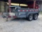 2017 Moritz tandem dump trailer 6 x 10ft 6in, 2ft sides