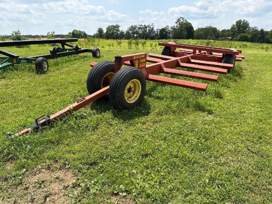 Pequea mod 646 round bale wagon