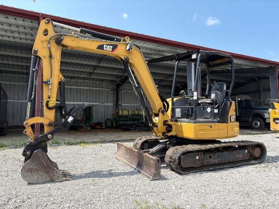 Cat 305Ecr mini excavator, hyd thumb, backfill blade