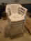 6 Plastic Stack Chairs