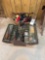 tool box, clamps and hardware