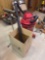 Craftsman 12 gallon wet/dry vac and adjustable roller stand