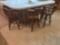 3 Wooden Bar Stools