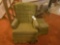 Upholstered Rocker w/ Ottoman