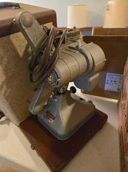 Regal Keystone Projector, Reel Cases, Realist Viewer