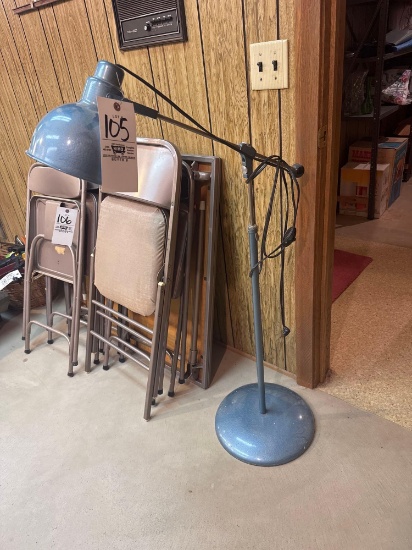 pedestal base industrial work light