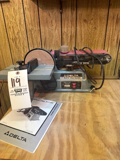 Delta 4" belt/6" sander