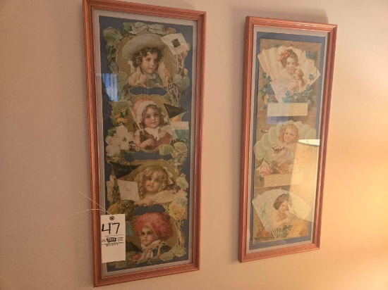 2 Framed Vintage Calenders