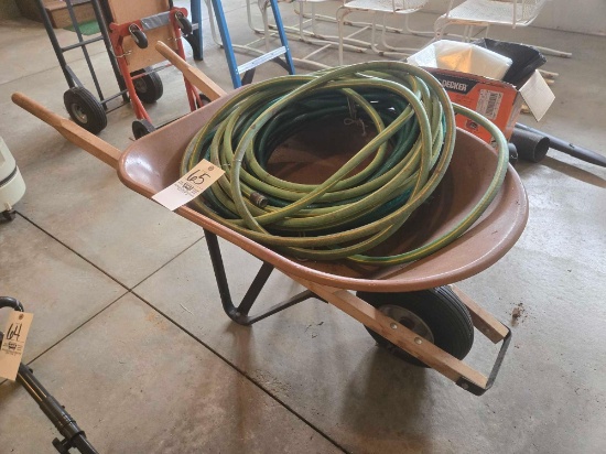 Wheel Barrow and Hose
