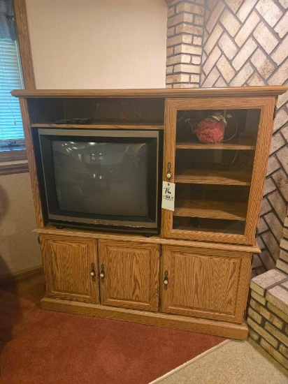 Entertainment Stand and TV