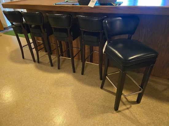 6 Nail Head Trim Bar Stools