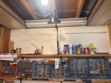 several hardware organizers on shelf