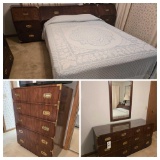 Dixie Campaigner 3pc Bedroom Suite