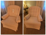2 Sherrill Upholstered Rocking Arm Chairs