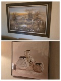 2 Framed Oil on Canvas