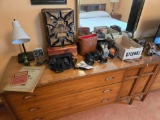 Binoculars, Rolleicord Camera, Keystone 8mm camera, Keystone Capri 8mm, Sad Iron, Childrens Books
