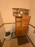 Dresser, Towels, Vacuums