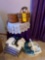 longaberger baskets, foot spa, hair dryer