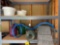 Chicken wire, Game trap, watering cans, yard sprinkler