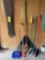 Rake, Brooms, straw broom, dust pans