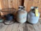 2 propane tanks and a burner