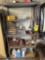 garage shelf & contents