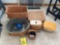 5 Longaberger baskets, 1 picnic basket