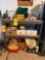 Contents on top or within shelf