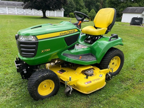 John Deere X730 riding mower, runs good