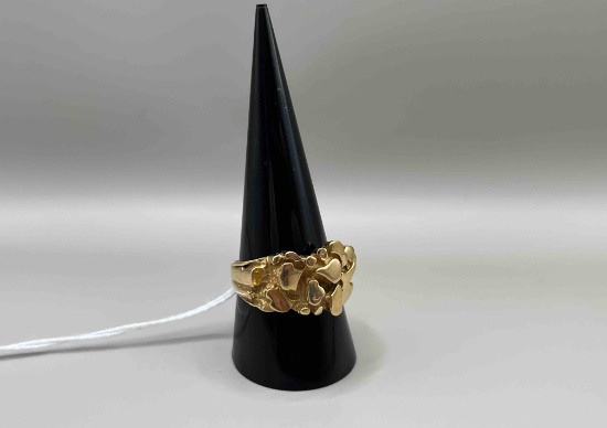 14k gold men's ring, 11.2 grams