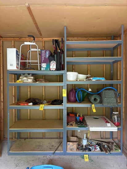 Heavy duty steel shelves