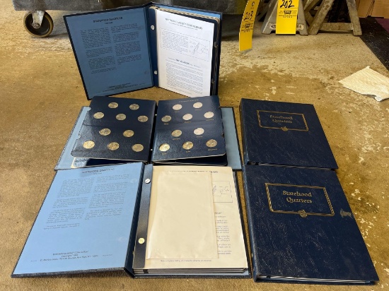 (5) Statehood Quarter books, all complete sets