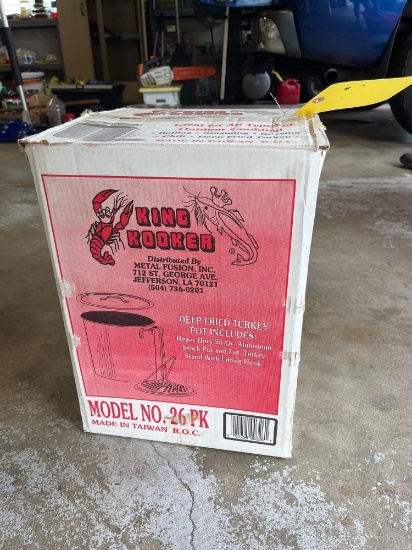 King Kooker deep fried turkey pot