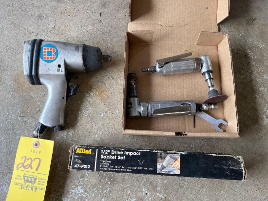 pneumatic impact, sanders, impact sockets