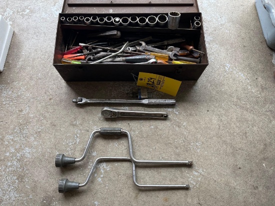 Snap-On socket set, craftsman tools, assorted USA wrenches
