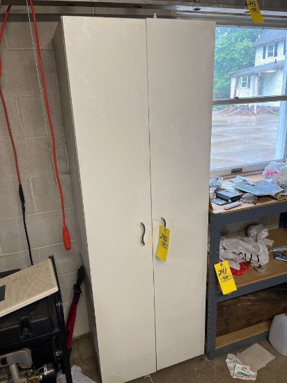 garage cabinet w/ contents