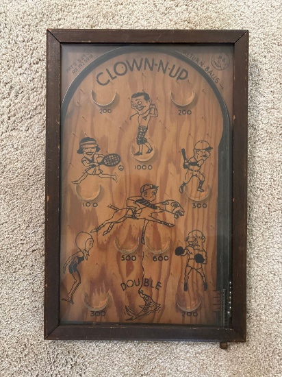 Vintage pinball machine, Thermacell, yoga mat, inflatable serving bar, new headphones, pots, space