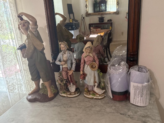 3 porcelain figurine, 2 Diennatraps new
